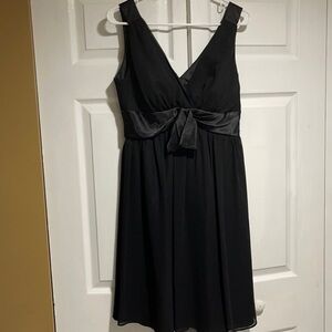 ONYX Black Chiffon Dress Size 6 Medium NWOT